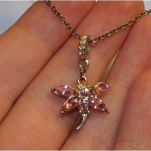 Jewelry - Pink Dragonfly Necklace